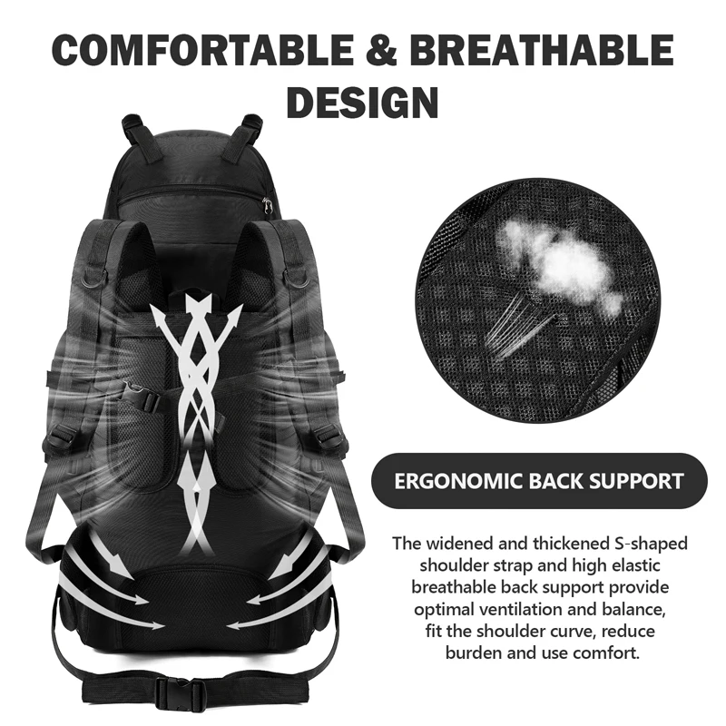 90L Waterproof Hiking Backpack - Motorcycle Gear Companies recension och pris