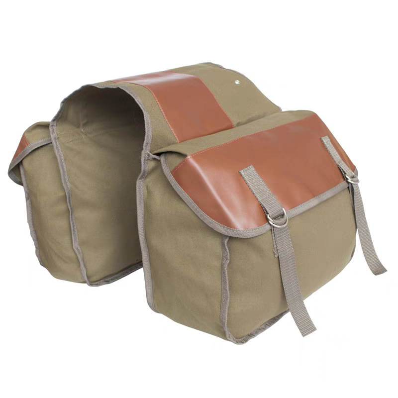 Canvas Leather Rear Saddlebag  - Motorcycle Gear Backpack recension och pris