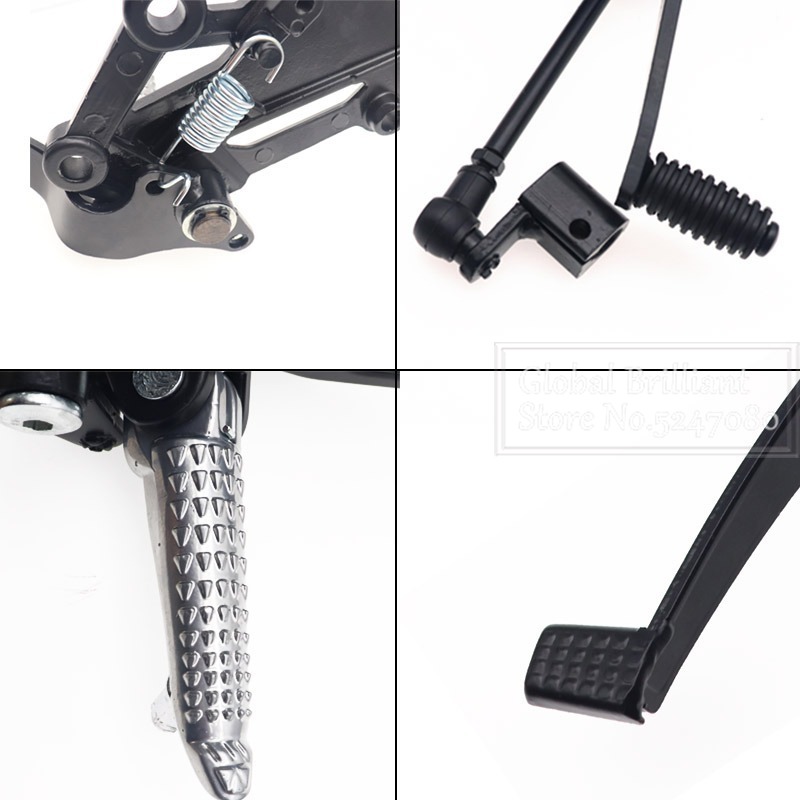 Motorcycle Foot Pedal Footpegs - Motorcycle Gear Lever Extender recension och pris