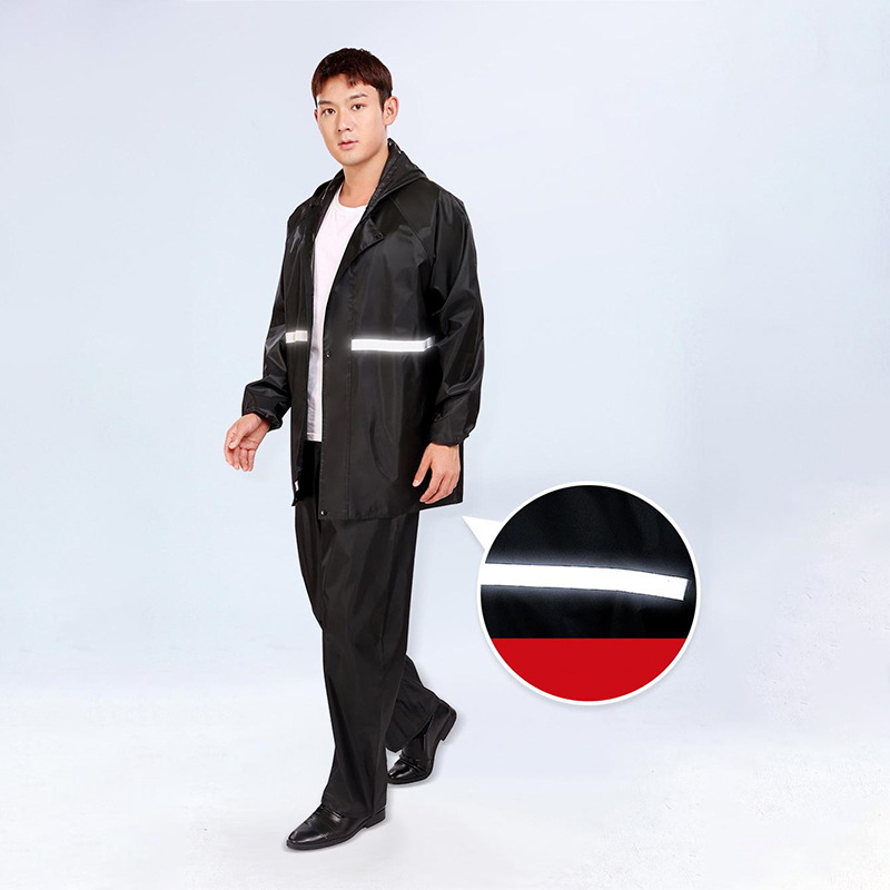 2pcs Hooded Coat & Pant Rain S - Motorcycle Gear Mens recension och pris