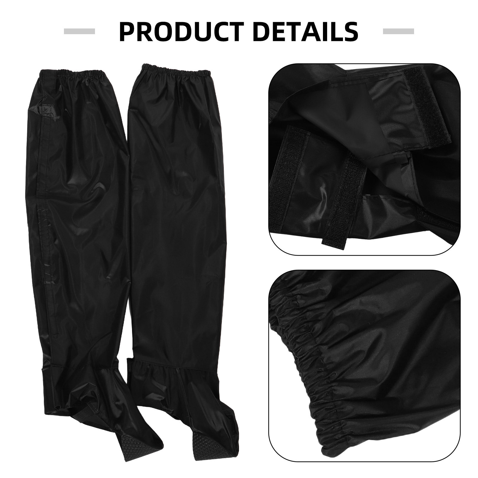 1 Pair Of Waterproof Rain Pant - Motorcycle Gear Mens recension och pris